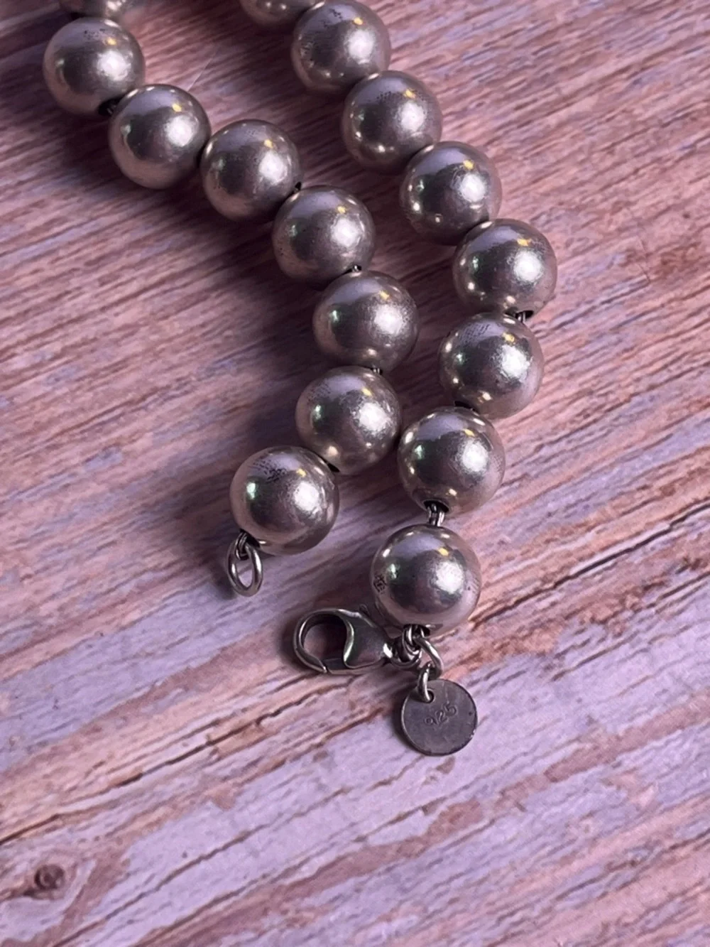 Tiffany & Co. Silver Ball Bead Bracelet